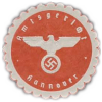 Siegelmarke des Amtsgerichtes Hannover 1933-1945