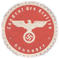 Siegelmarke des Landrates Hannover 1933-1945