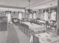 Der Speisesaal vor 1945
